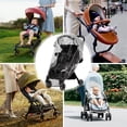 thumbnail image 3 of Shoreew Stroller Rain Cover Waterproof Windproof Breathable Dust Snow Rain Protection Stroller Travel Weather Shield Universal Stroller Accessories, 3 of 7