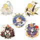 thumbnail image 3 of Broche Hutao de Genshin Impact - Broche de solapa esmaltado para cosplay de personajes de Hutao - Regalo para fans, mujeres y niñas hutao -, 3 of 5