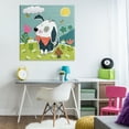 thumbnail image 3 of Stupell Industries Countryside Dog Landscape Animals Painting Wrapped Canvas Art Print Wall Art, 36 x 36, 3 of 8