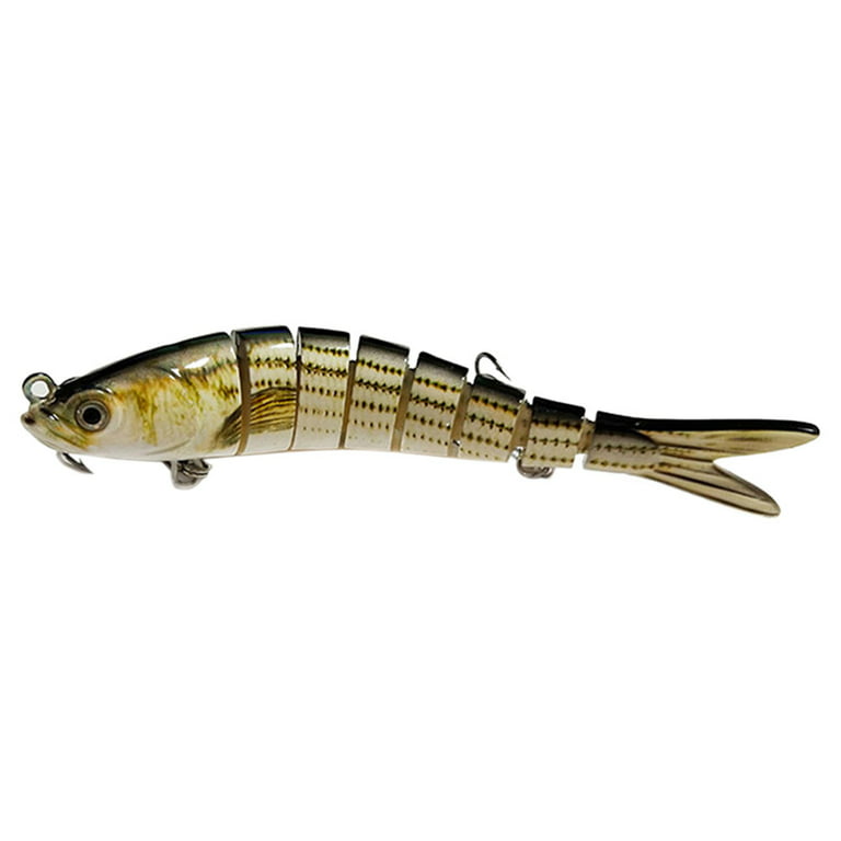 Bass Fishing Lure Topwater Bass Lures Fishing Lures Multi Jointed Swimbait  Lifelike Hard Bait Trout Perch 