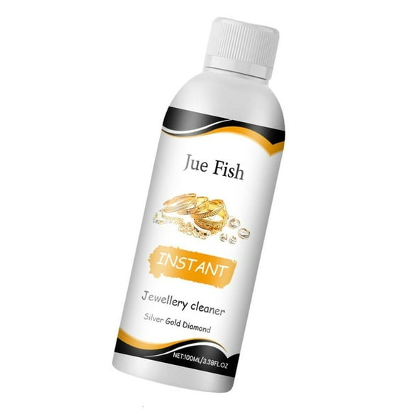 Oasiva Jewelry Cleaning Solution Effective Accessories Stain Remover Maintenance Liquid for Gold Silver Watches Jewelry Cleaner Solution for Effective Stain and Tarnish Removal Cleaning Liquid