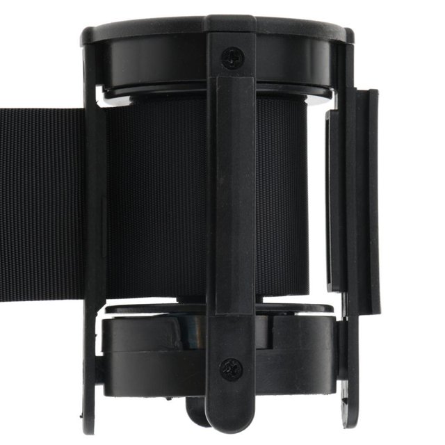 maskred Versatile Retractable Stanchion Queue Barrier for Effective Crowd Management Black 3meters 1Set