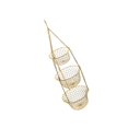 thumbnail image 1 of Transemion 3-Tier Fruit Vegetable Basket Fruit Hanger Organizer Storage Kitchen Stand Golden 1Set, 1 of 6