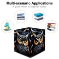 thumbnail image 2 of Owl Foldable Storage Cubes with Handle, 10.8"x10.5"x10.6", Large Capacity Storage Containers for Toy Box, 2 of 6
