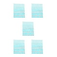 thumbnail image 1 of Maytalsory Eye Body Face Rhinestone Stickers Self Adhesive Bling Crystal Eyebrow Forehead Makeup Festival Accessory DIY for Women Blue 5Set, 1 of 6