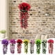 thumbnail image 1 of Ramos de Rosas Artificiales y Cestas Colgantes de Violetas, Flores Artificiales de Ratán, Decoración Del Hogar para Paisajismo, Decoración de Pared de 78 Cm., 1 of 5