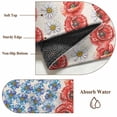 thumbnail image 6 of Independence Day 2'x6' Runner Rugs for Hallway Kitchen Bedside Non Slip Washable, American Flag Red Blue White Flowers Entryway Rug Runners with Rubber Backing, Long Carpet Runner for Laundry Room, 6 of 8