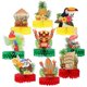 thumbnail image 2 of 9pcs Hawaiian Honeycomb Ornaments Tropical Party Decorations for Birthdays, Photo Booths & Creative Table Centerpieces, 2 of 5
