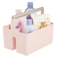 thumbnail image 4 of mDesign Plastic Shower Caddy Storage Organizer Utility Tote - Light Pink/Satin, 4 of 8