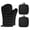 Black, variant on 4-Pcs Cotton Oven Mitts and Pot Holder Sets, 12 Inch Heat Resistant 500°F Kitchen Mittens for Baking,Pink