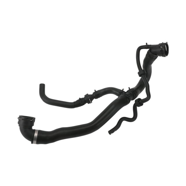 Manguera del radiador Unique Bargains No.7N0122101C para Volkswagen Sharan 2016 Caucho Negro 1 Pc Tubos de agua Buen sellado