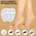 thumbnail image 3 of 5 PCS Metatarsal Pads Women, Ball of Foot Cushions for Women/Men, All Day Pain Relief and Comfort Metatarsal Pads, One Size Fits Anti Slip Shoe Grips for High Heel, Foot Pads for Balls, 3 of 7
