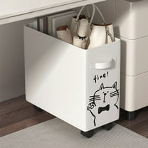 Foldable Laundry Hamper with Wheels - Portable Clothes Basket for Bedroom/Toy Storage | Space Saving Collapsible Organizer Bin with Handle