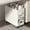 White, variant on Rolling Laundry Basket 15.75 Inch - Multi Purpose Storage Hamper with Wheels, Toy Organizer, Collapsible Clothes Hamper, Bedroom Bathroom Organizer