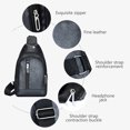 thumbnail image 4 of WKSCLPAI Fashion Crossbody Bag for Men,Vegan Leather Shoulder Bag,Multifunctional Leisure Messenger Bag for Outdoor,Travel,Sports,Cycling, 4 of 5