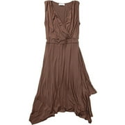 Women's Plus Jersey Dress with Handkerchief Hem