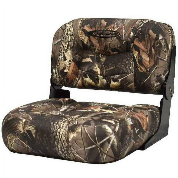 Crestliner Boat Center Folding Seat 2134689 | Hardwoods Camouflage