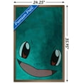 thumbnail image 3 of Pokémon - Squirtle Face Wall Poster, 22.375" x 34", Framed, 3 of 3