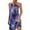 Purple, variant on TJAZFJPA Summer Maxi Dress Womens Summer Beach Ink Print Necklace Halter Neck Sleeveless Splice Dress Formal Dress Women Wedding Guest Going Out Dress