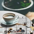 thumbnail image 2 of Ambesonne Urban Fitted Round Tablecloth, European Street Restaurant, 36"- 40" Diameter, Multicolor, 2 of 4