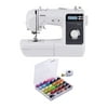 Brother ST150HDH Sewing Machine with 36-Piece Bobbins and Sewing Threads Set