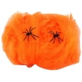 thumbnail image 2 of Zeus Spider Web Solid Color Decorative Lifelike Artificial Spider Web and Spiders for Halloween, 2 of 7