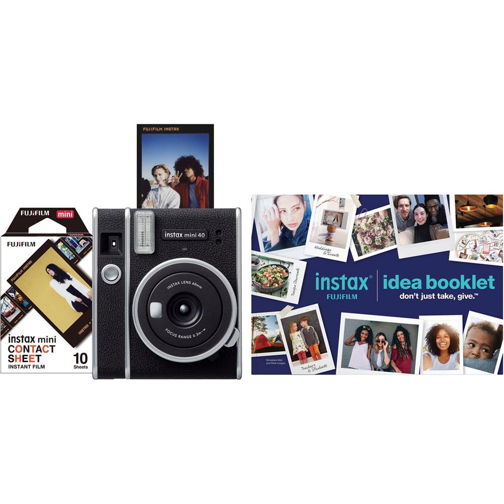 Appareil photo instantané Fujifilm PACK INSTAX MINI 40 + FILM 10 VUES +  ETUI - 70100151418
