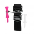 thumbnail image 2 of Colgador de tee de golf,Tees de golf Colgador de tee de golf,Anillo de tee de golf con correa Soporte para tee de golf,Cuerda Ayuda ligera para entrenamiento de golf,Ejercicio al aire libre, 2 of 8