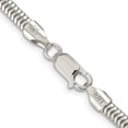 thumbnail image 5 of Diamond2Deal 925 Sterling Silver 4mm Round Snake Chain Bracelet for Women, 5 of 6
