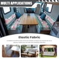 thumbnail image 3 of Garronmavis Hummingbird Cherry Blossom Aztec RV Dinette Cushion Covers RV Stretch Sofa Seat Slipcovers Wood Panels Camper Couch Cushion Covers 2 PCS Loveseat Slipcovers RV Interior Decor, 3 of 7