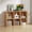 Wood Color, variant on Wooden 6 Cube Storage Organizer with Closed Back Panel, Modern Open Cube Storage Shelf Bookshelf with Compartments, Cube Shelf Organizer for Living Room, Bedroom, Study Room (White)