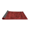 thumbnail image 2 of Ahgly Company Indoor Round Abstract Red Contemporary Area Rugs, 7' Round, 2 of 4