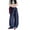 Navy, variant on Girls Pants Girls Casual Wide Leg Pants Solid Drawstring Elastic Waist Soft Light Gray Straight Trousers Summer Loose Fit Flowy Long Light Blue 14 Years-15 Years