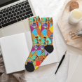thumbnail image 6 of Pofeuu Dancing African Womans Print Crew Socks, Adult Running Hiking Socks for Youth and Adult, 6 of 7