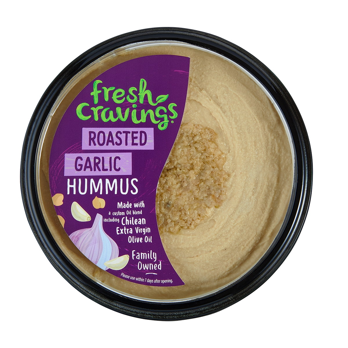 Fresh Cravings Roasted Garlic Hummus, 10 oz.