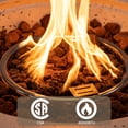 thumbnail image 4 of MOALCOFER 28"Round Propane Fire Pit Table,40,000 BTU Stainless Steel Burner Gas Fire Pit, 4 of 6