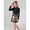 Khaki, variant on PureChapter Girls 3 Piece Outfit Set, Puff Long Sleeve Ribbed Top, Plaid Bow A-Line Skirt & Matching Beret Hat Vintage Preppy Clothes for Teen Girls 6-14 Years