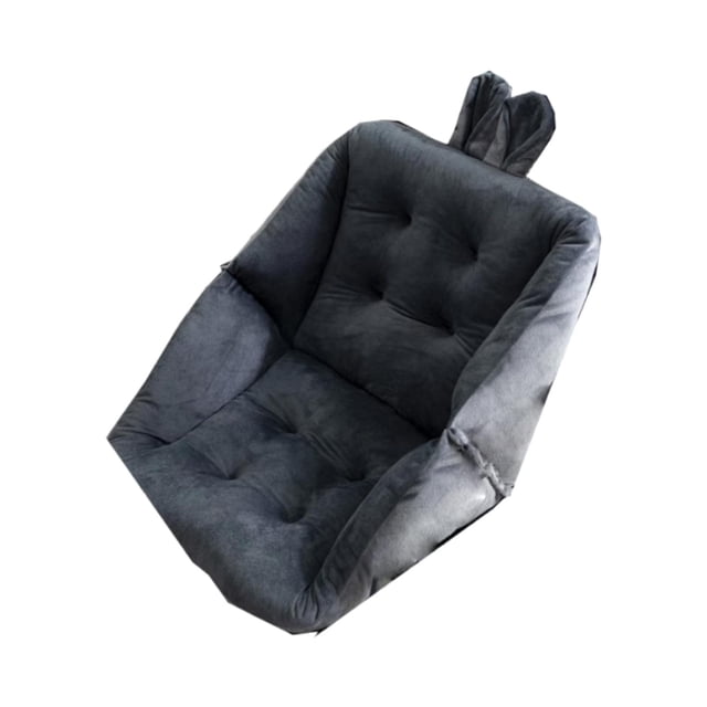 Cojín ergonómico para silla de oficina: suave y con buen soporte para la espalda. Gris
