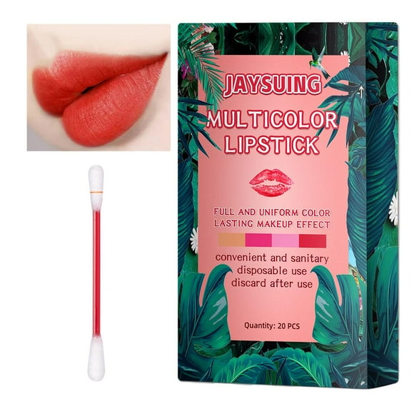 20set Varitas shamjiam Estuche Lip Maquillaje Kits de Herramientas rojo Varitas de brillo de labios