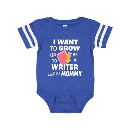 

Inktastic I Want To Grow Up To Be A Writer Like My Mommy Gift Baby Boy or Baby Girl Bodysuit
