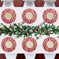 thumbnail image 7 of Ryvnso Candy Christmas Round Plate Mats Dining Table Placemat Set of 4 for Holiday Decoration, 7 of 7
