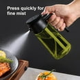 thumbnail image 4 of Dispensador de aceite de oliva de 16 oz para cocina - Dispensador de aceite de oliva 2 en 1 y pulverizador de aceite - Botella dispensadora de aceite de oliva con pegatinas, 4 of 6