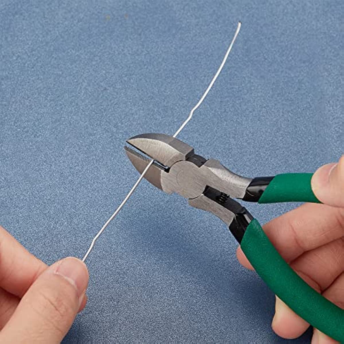4.4 Inch Jewelry Cutter Tool Craft Wire Cutters Small Wire Cutter Wire  Clippers Wire Cutters for Crafts Jewelry Artificial Flowers Heavy Duty