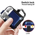 thumbnail image 3 of Duo Shield Secure Lock Designed For Apple AirPods Generation 1 & 2 With Hook, Blue/Black, 3 of 7