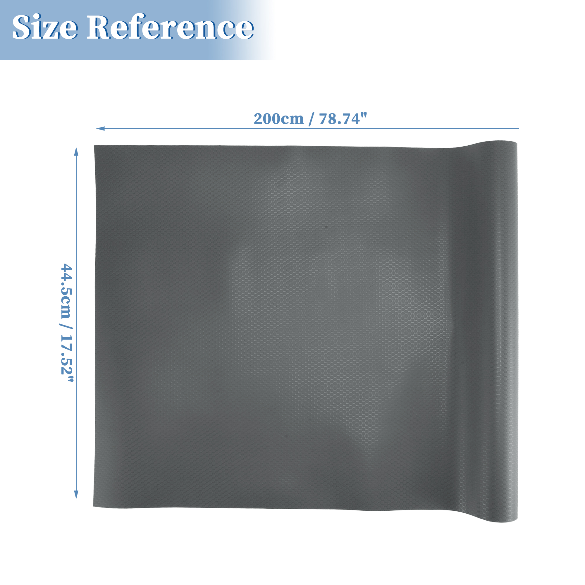 Unique Bargains 1Pc Reptile Mat EVA Reptile Liner Waterproof Terrarium Mat Grey Large
