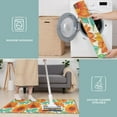 thumbnail image 6 of White Orange Sunflower Pattern Kitchen Rugs Sets Of 3,Kitchen Runner Rugs Non Skid Washable,Decorative Kitchen Floor Mats for Kitchen,Sink,Laundry,17"x30"+ 17"x47" + 17"x59", 6 of 6