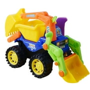 Kids Children Simulation Engineering Vehicles Excavator Inertia Car Toy Real Dump Truck