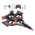 thumbnail image 2 of Avión RC, Avión de espuma, Fácil de controlar, Volar, Planeador RC, 4 canales, Control remoto Rojo con 1 batería, 2 of 8