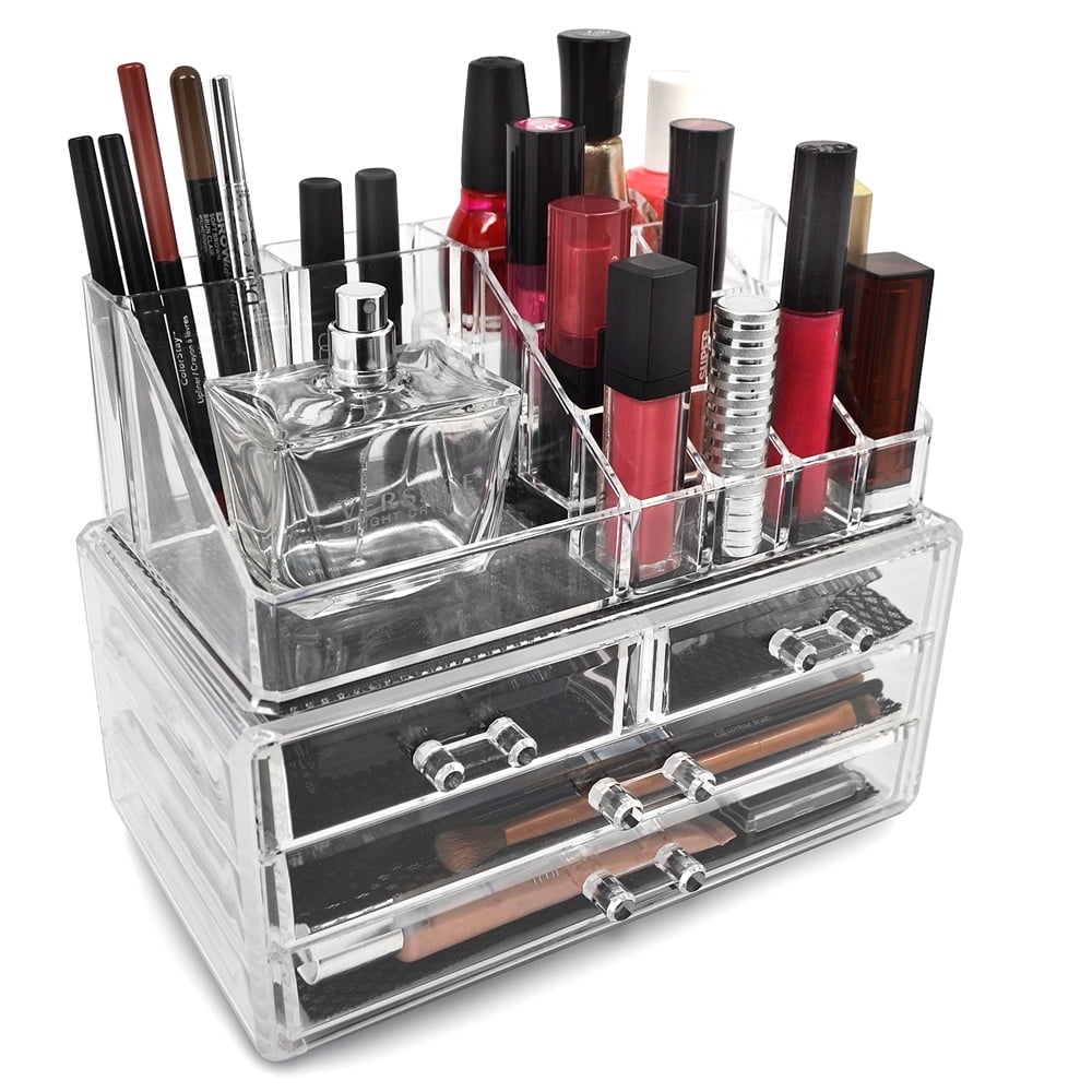 Acrylic Cosmetic and Makeup Storage Case Display
