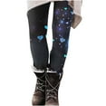 thumbnail image 6 of Feancey 90 Off Clearance Sale Valentines Day High Waisted Leggings for Women Soft Stretchy Tummy Control Yoga Pants Cute Heart Print Seamless Skinny Tights Blue M, 6 of 8